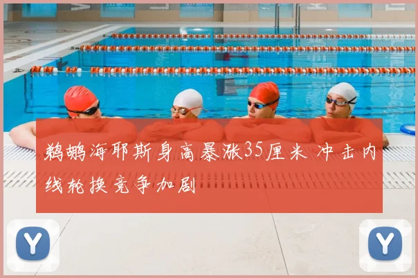鹈鹕海耶斯身高暴涨35厘米 冲击内线轮换竞争加剧